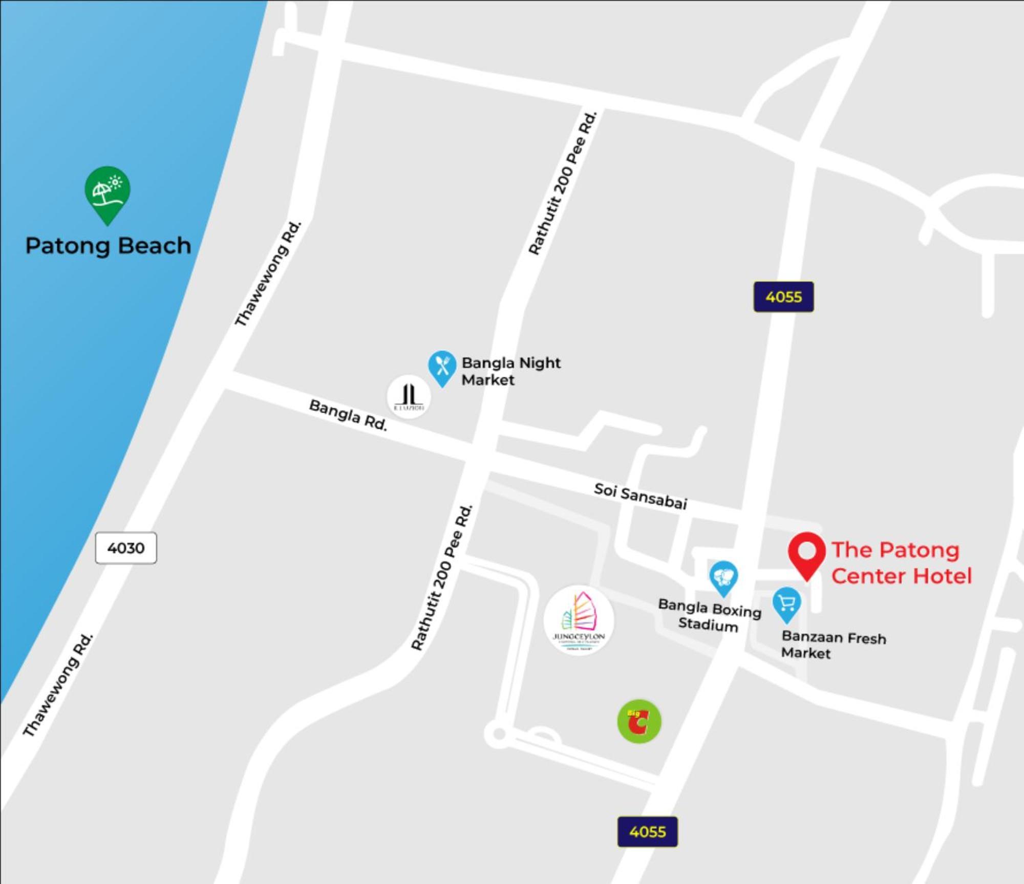 The Patong Center Hotel Extérieur photo